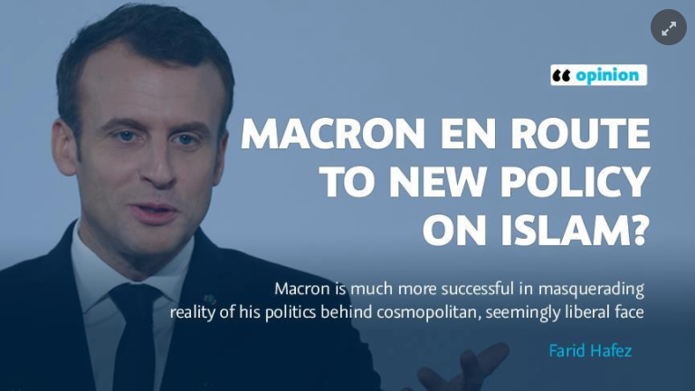 Macron en route to new policy on Islam?