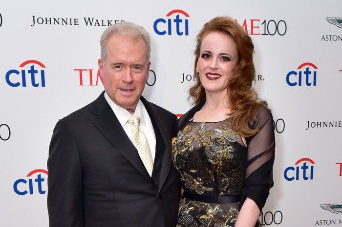 Robert Mercer is pictured next to his daughter, Rebekah Mercer.