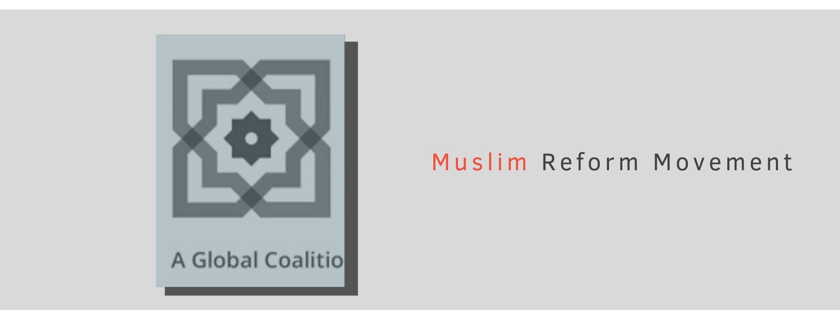 graphic shows logo of the muslim reform movement