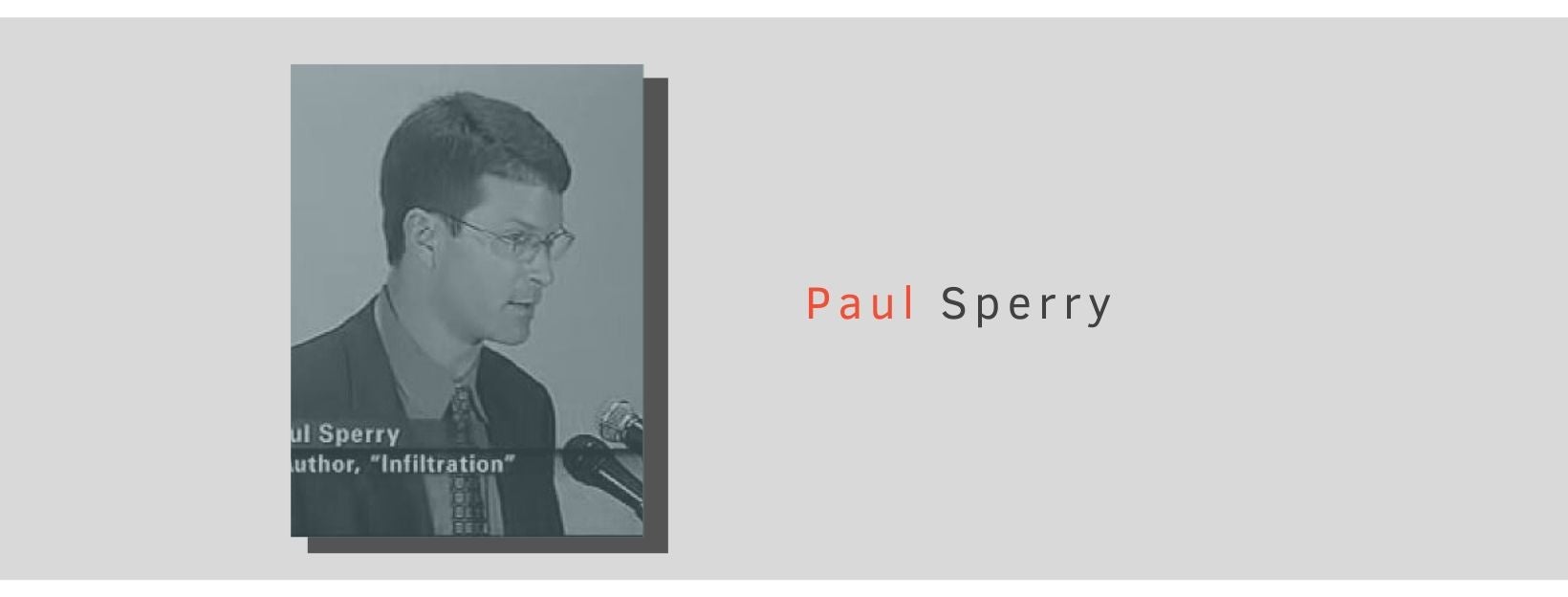 Photo of Paul Sperry, conservative journalist