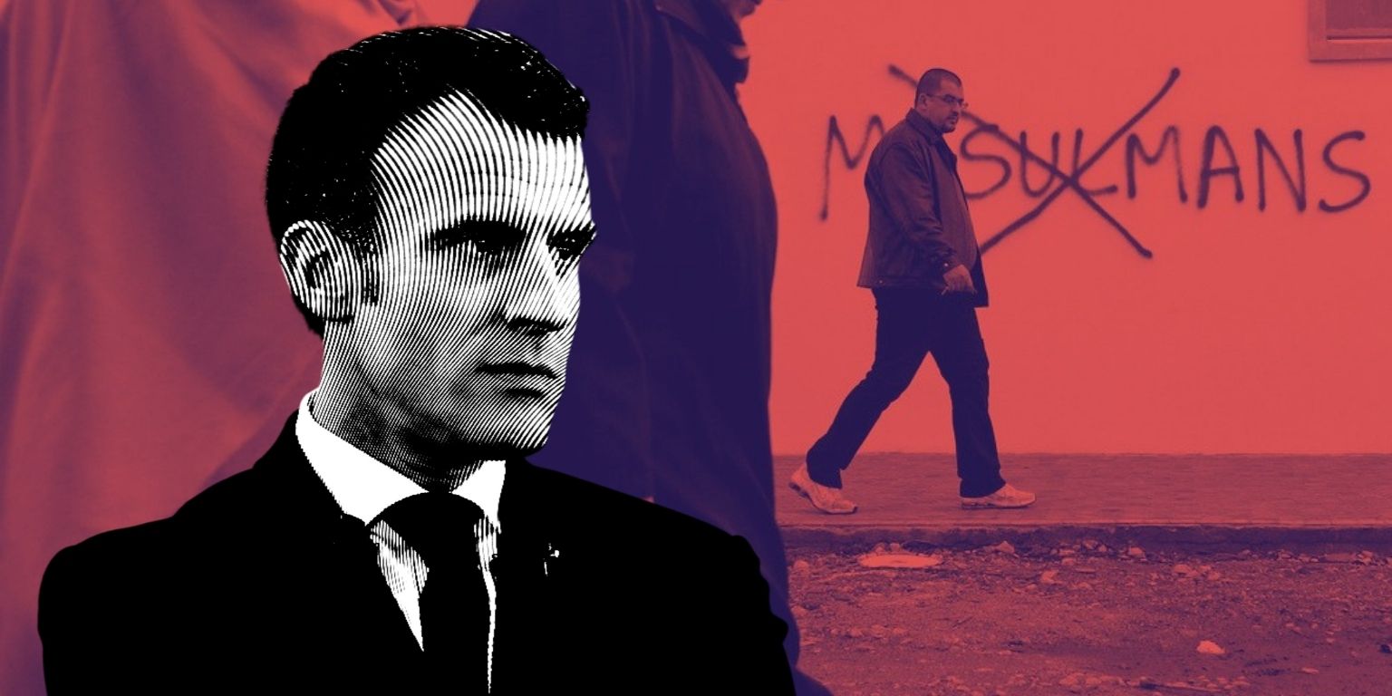 While Macron positions himself as a centrist, he and his government employ the same rhetoric used by the far-right when it comes to Islam and Muslims.