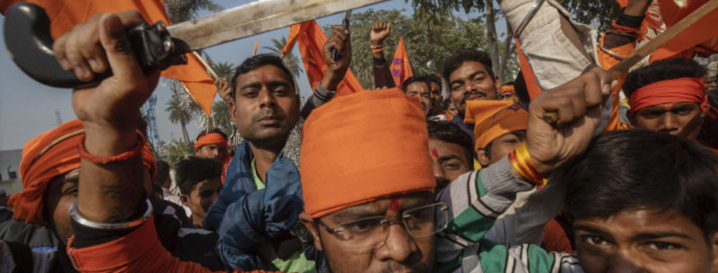 Hindu Nationalists Rallying in India