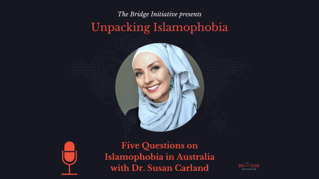 An image of Professor Susan Carland for a Podcast Program