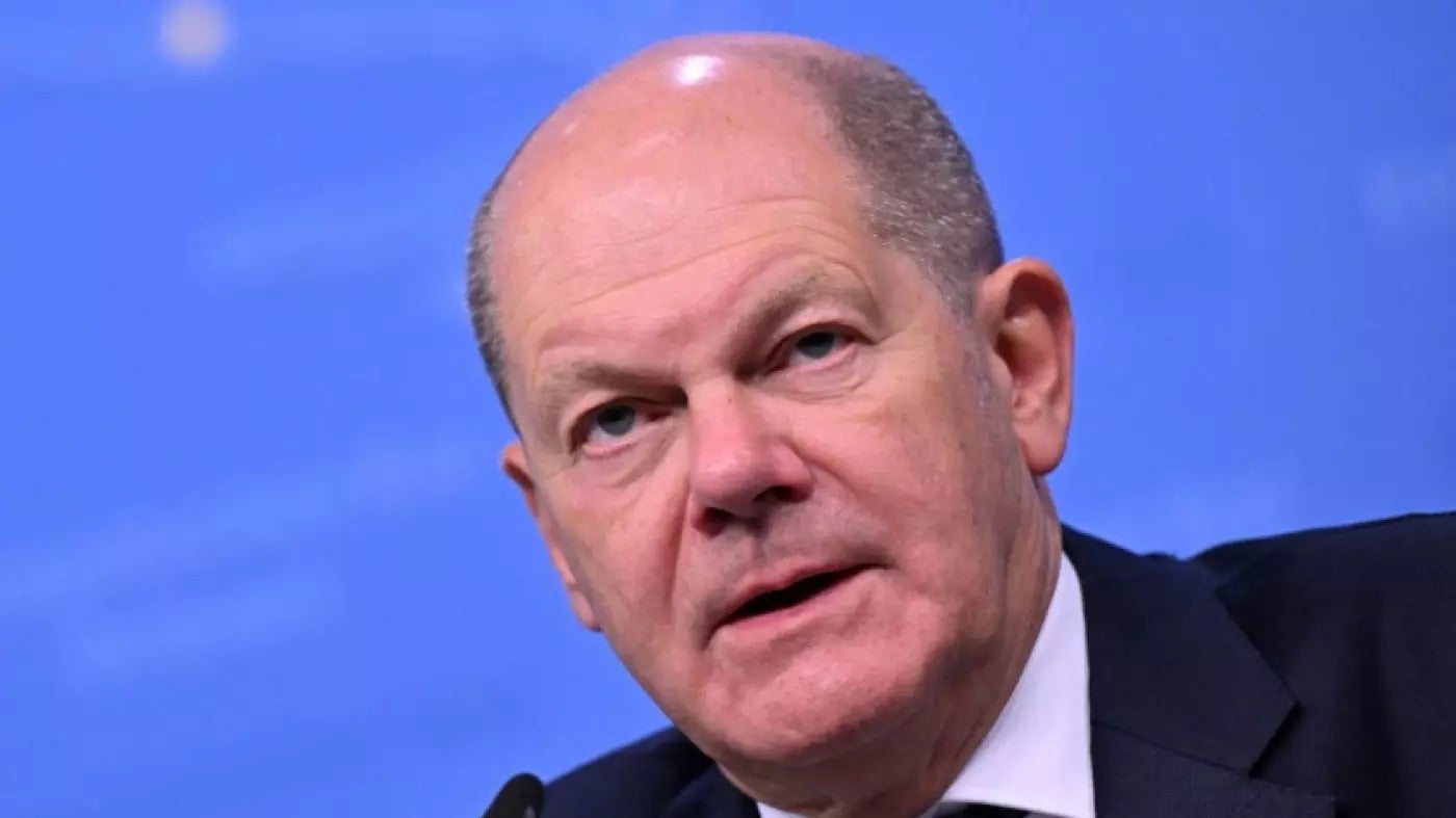 German Chancellor Olaf Scholz